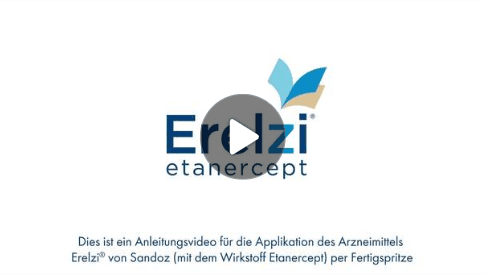 Anwendung der Erelzi®-Fertigspritze