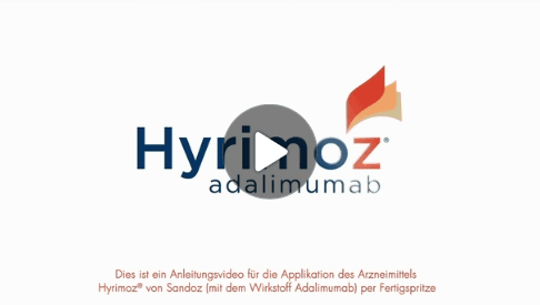Anwendung der Hyrimoz®-Fertigspritze