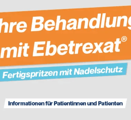 Ebetrexat® Behandlungstagebuch Fertigspritzen mit Nadelschutz