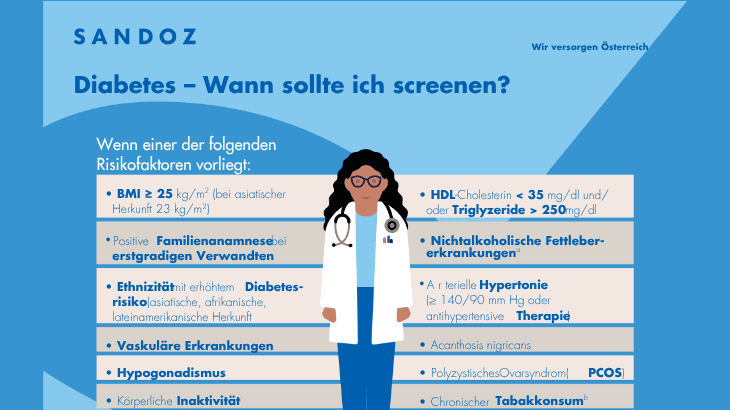 Diabetes Screening Empfehlungen lt. ÖDG Guideline 2023