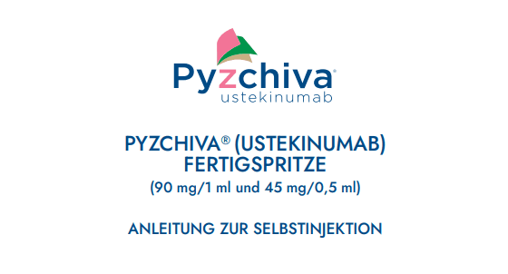PYZCHIVA® Injektionsanleitung für Fertigspritzen