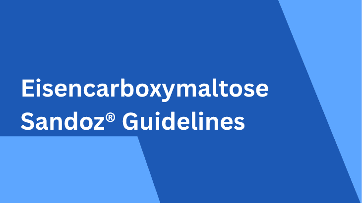 Eisencarboxymaltose Sandoz® Guidelines