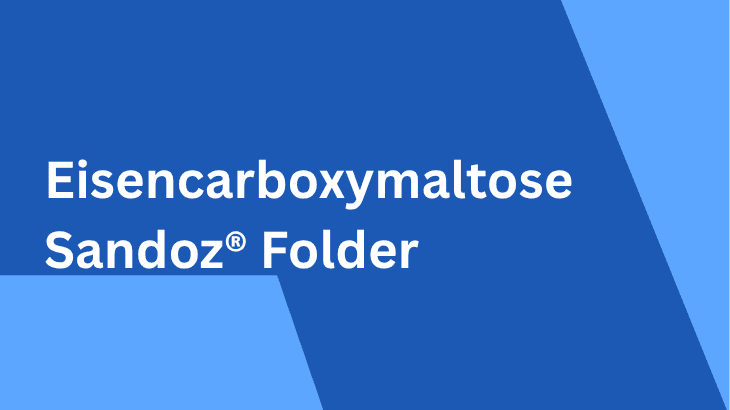 Eisencarboxymaltose Sandoz® Folder