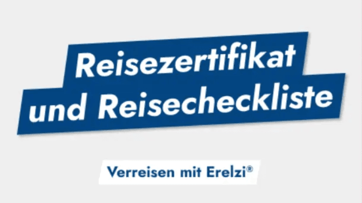 Erelzi® Reisezertifikat